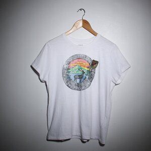 Polo Ralph Lauren Wildlife Shirt Men Large White Sportsmen Tee w/ Patch